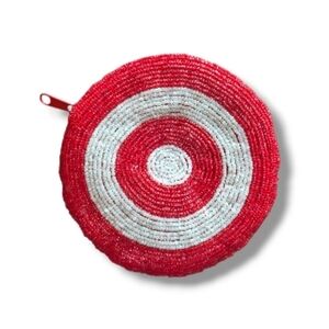 TARGET Beaded Bullseye Coin Purse